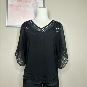WHBM | Kimono Cut Out Blouse